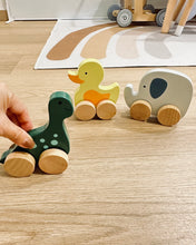 Load image into Gallery viewer, Animal Push Toys on Wheels (3 types)
