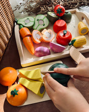 Load image into Gallery viewer, Vegetables Fruits Cutting with Tray Set
