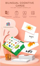 Load image into Gallery viewer, Eric Carle’s Bilingual Cognitive Cards (60 cards)
