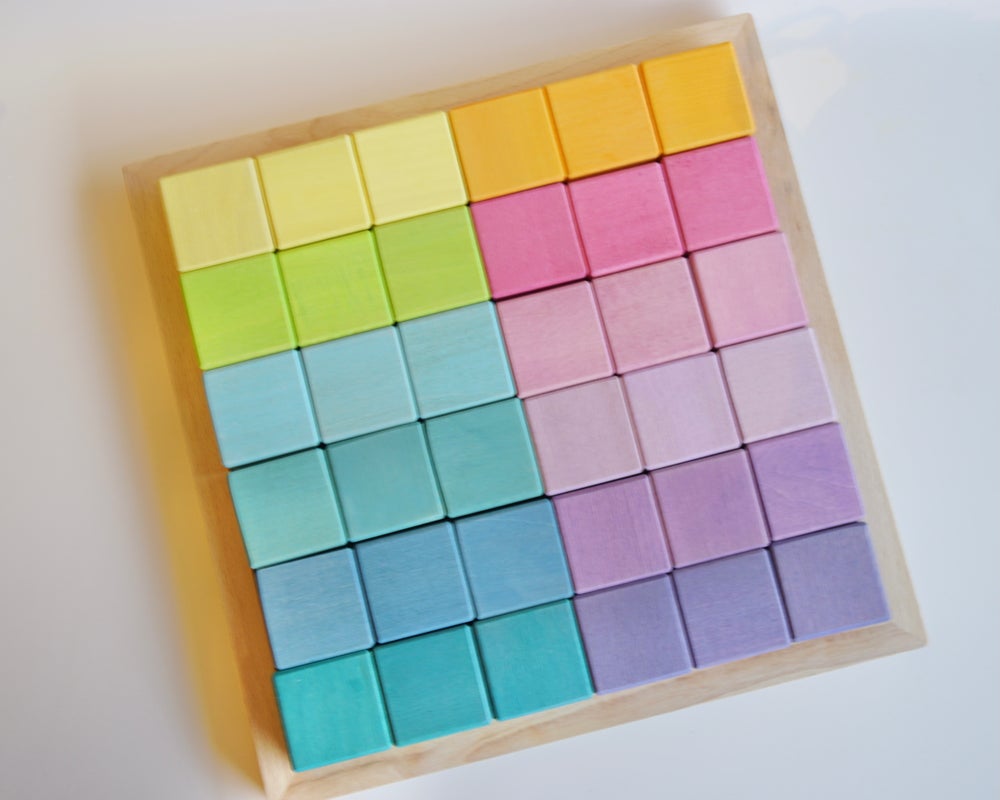 Mosaic Blocks - 2 Types (Rainbow / Pastel)