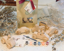 Load image into Gallery viewer, DIY Paint Set /Party Packs - Wooden Mobile Car
