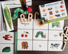 Load image into Gallery viewer, Eric Carle’s Bilingual Cognitive Cards (60 cards)
