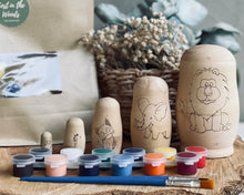 Load image into Gallery viewer, DIY Paint Kit / Party Pack  - Stacking Dolls
