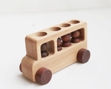 Load image into Gallery viewer, Wooden Vehicles (with Peg Passengers)
