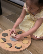 Load image into Gallery viewer, Montessori Moon Puzzle - Phases of the Moon
