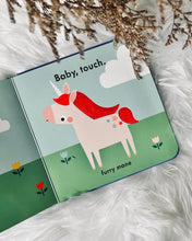Load image into Gallery viewer, Baby Touch (small) - 6 Titles ~ Hello Daddy, Hello Mummy, Unicorns, Dinosaurs, Shapes, Colours

