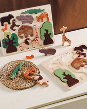 Load image into Gallery viewer, Wooden Forest Animal Puzzle
