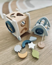 Load image into Gallery viewer, Little Rocket Activity Toy ~ Shape sorter &amp; Abacus
