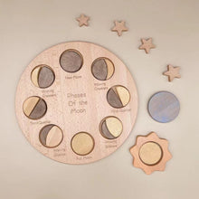 Load image into Gallery viewer, Montessori Moon Puzzle - Phases of the Moon
