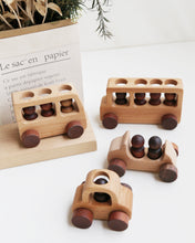 Load image into Gallery viewer, Wooden Vehicles (with Peg Passengers)
