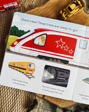 Load image into Gallery viewer, Find Out About: Things That Go : A lift-the-flap board book about vehicles
