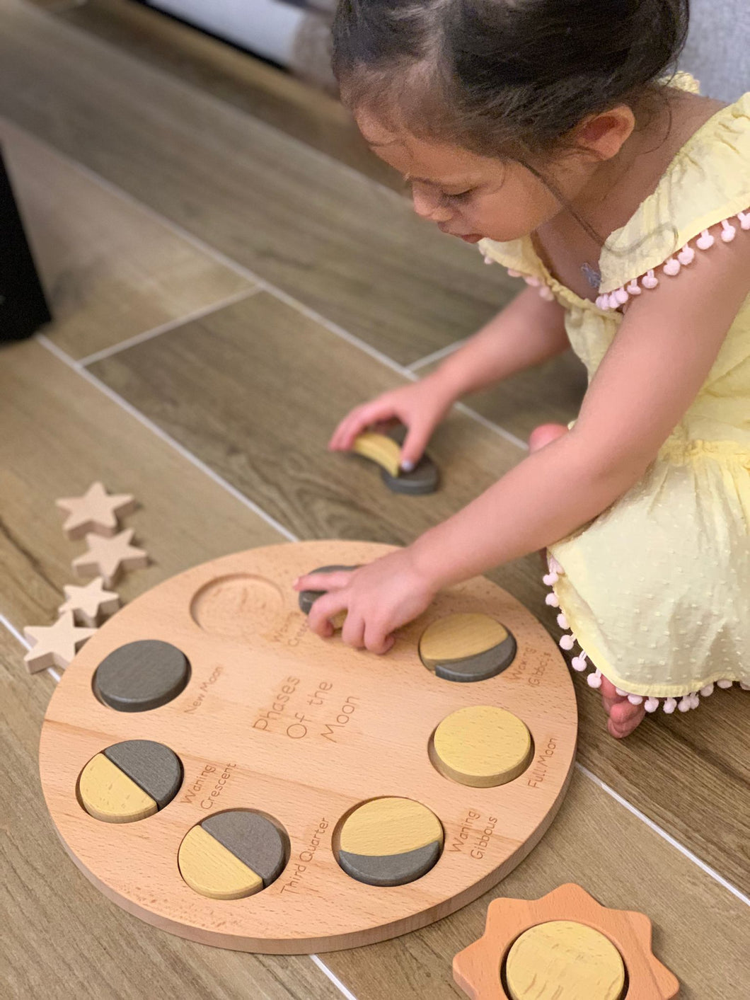 Montessori Moon Puzzle - Phases of the Moon