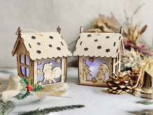 Load image into Gallery viewer, DIY Christmas Mini House Lanterns
