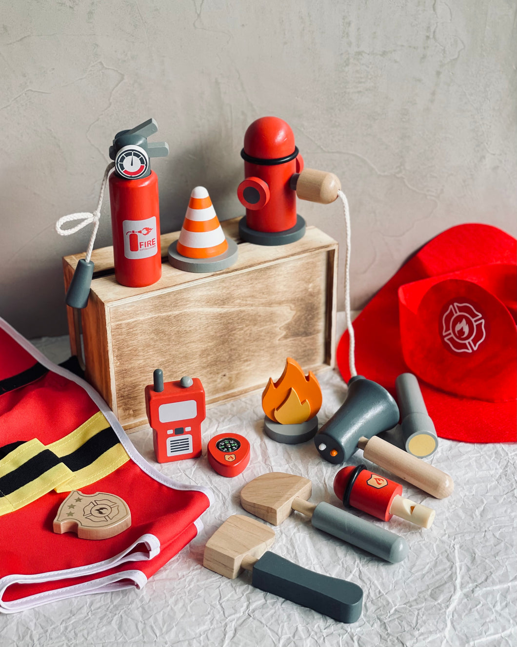 Firefighter Play Props Set